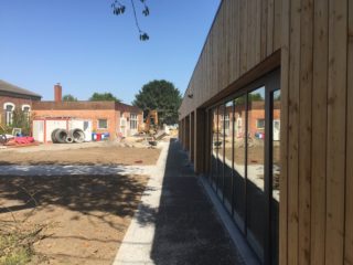 Construction de nouvelles classes à l'école libre d'Ochain : le chantier est terminé !